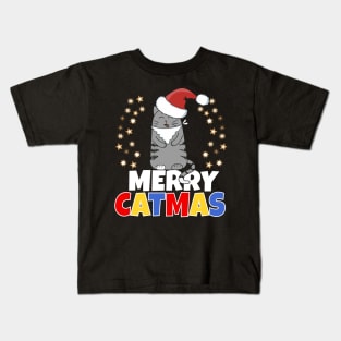 Merry Catmas Kids T-Shirt